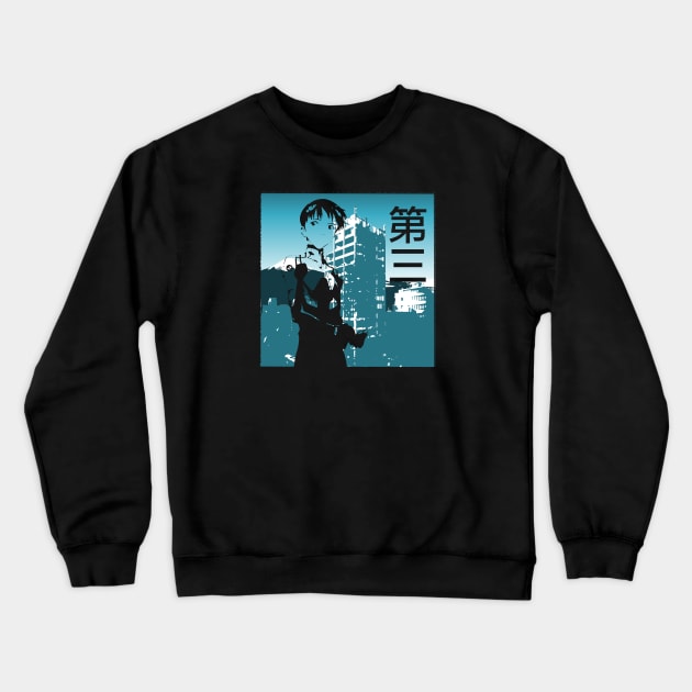 Third Kid Crewneck Sweatshirt by nickbeta